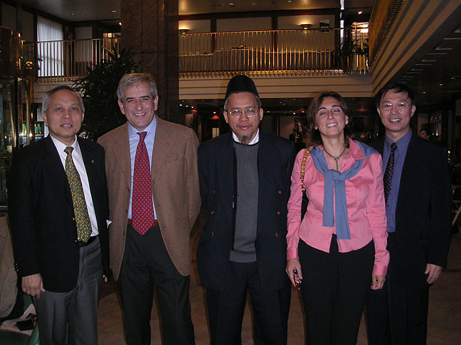 ASNAF with Fidunion President Renato Cinelli and Maria Teresa Venuta