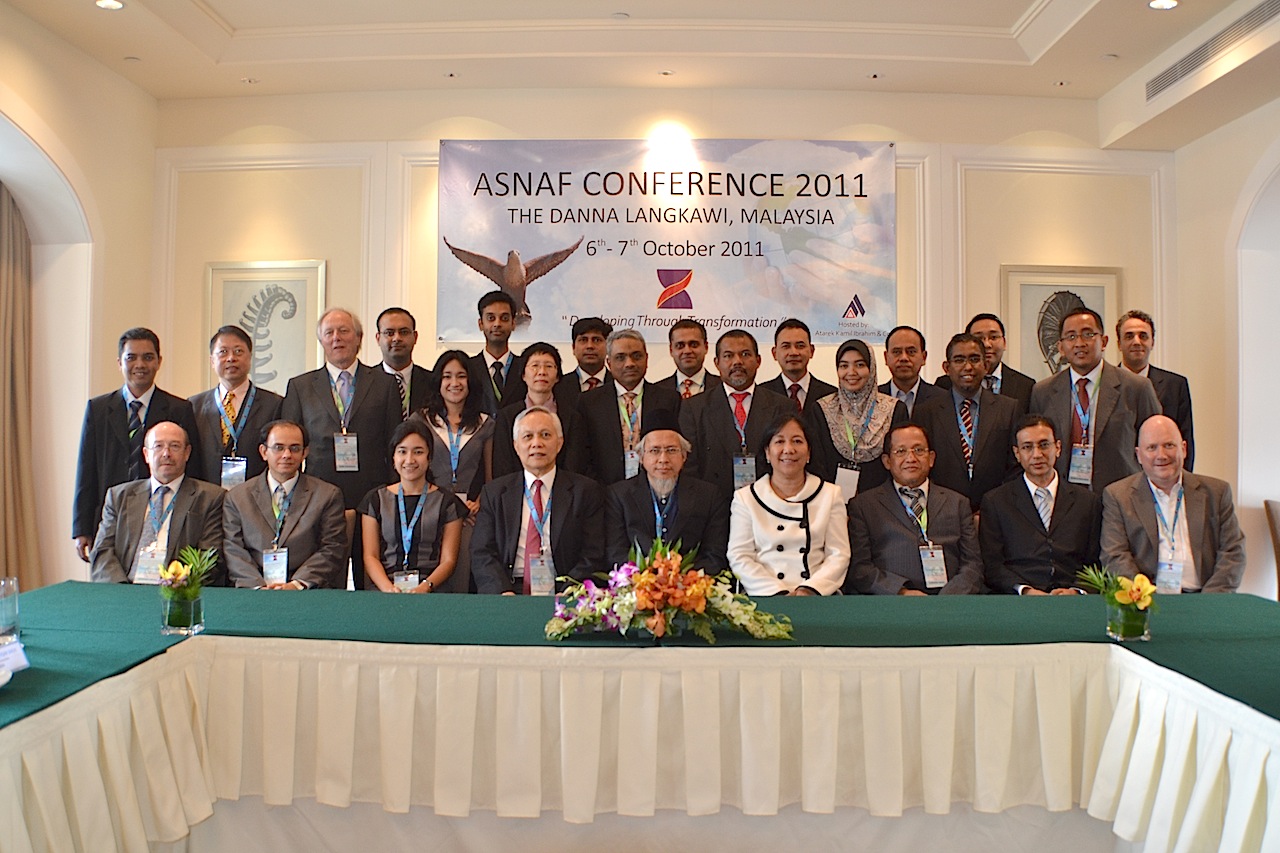 Delegates at the ASNAF Conference with guest speakers.